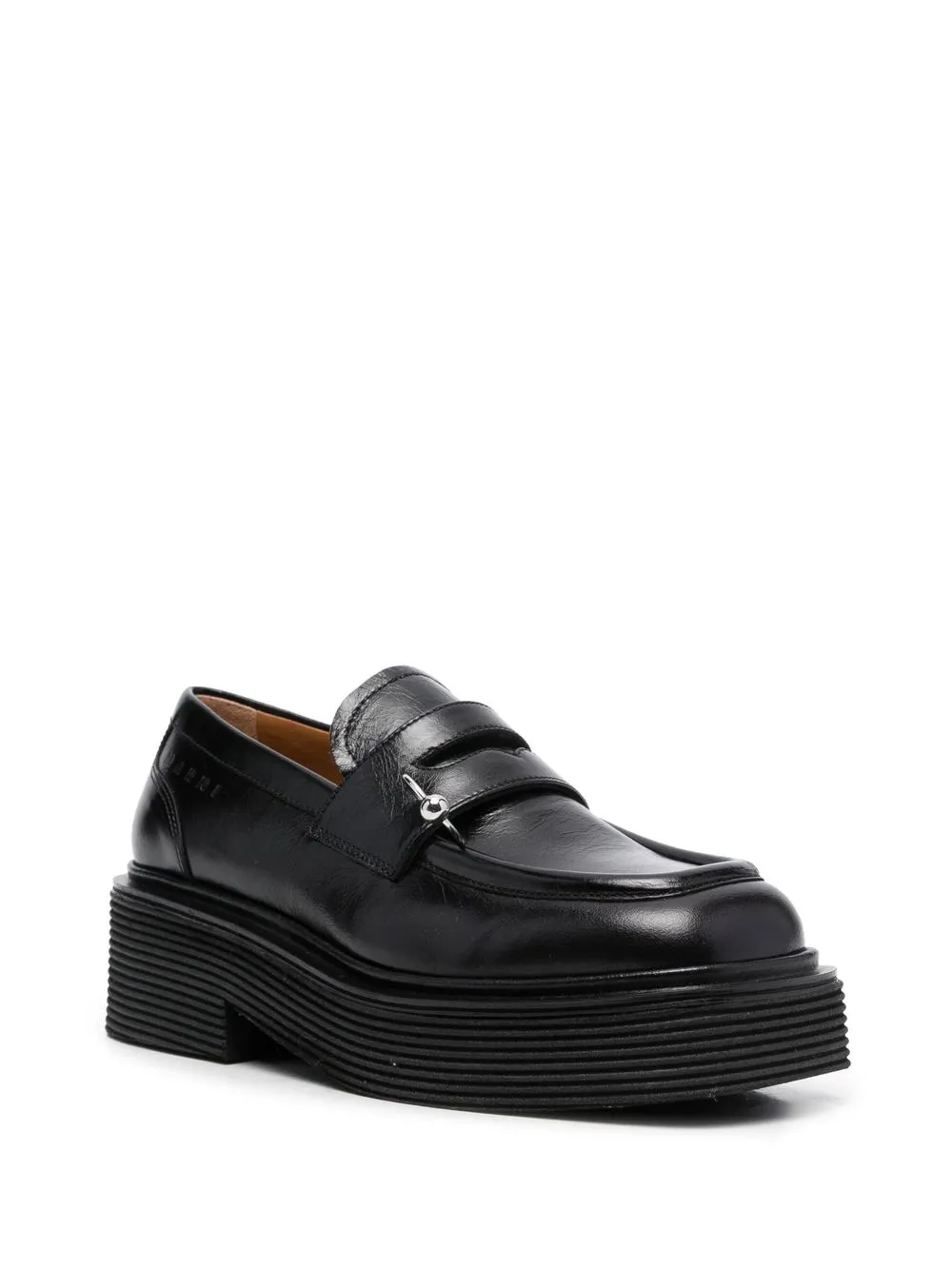 Marni Loafers verfraaid met piercing - Zwart