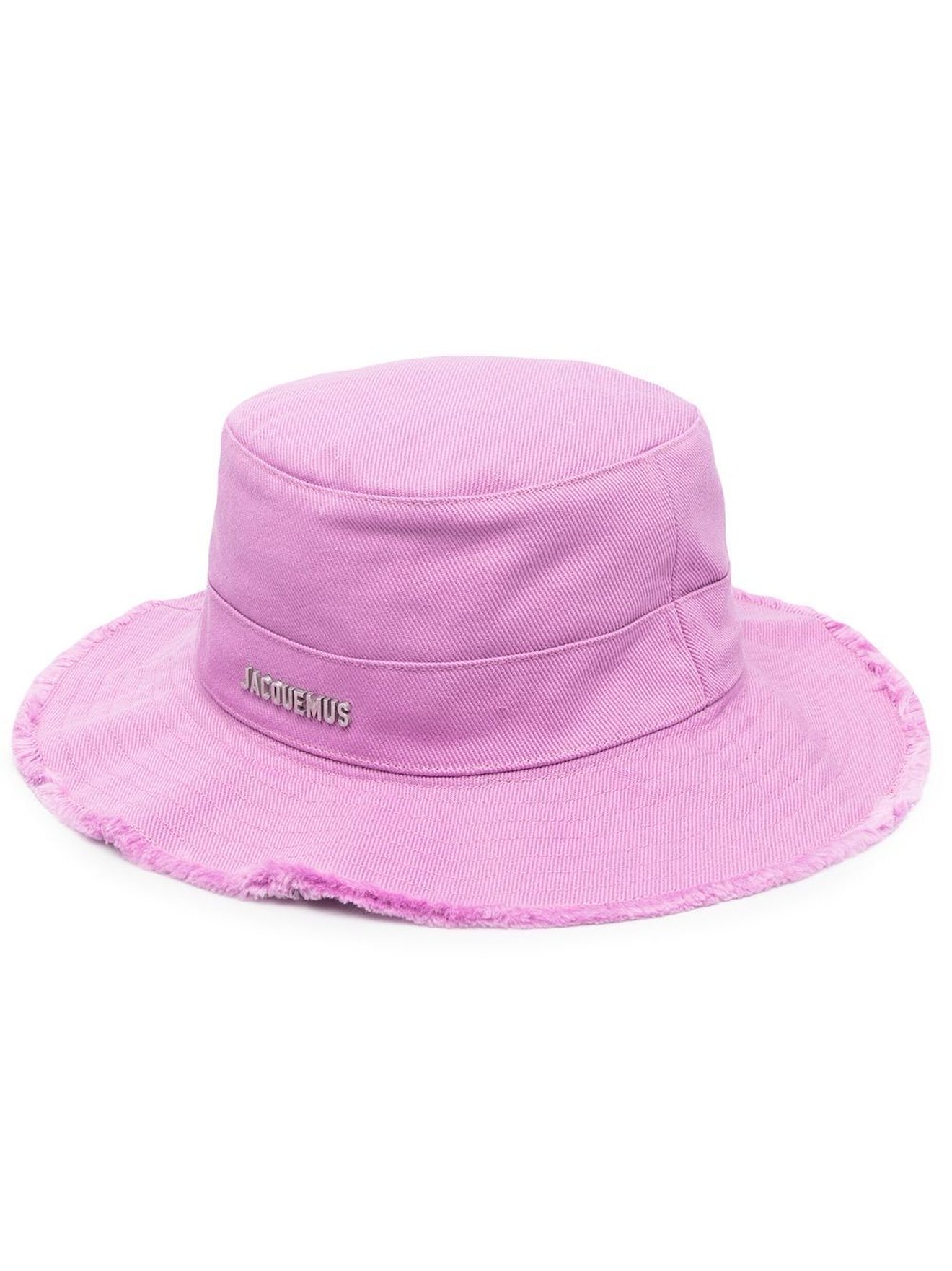 Jacquemus cotton bucket hat pink | MODES