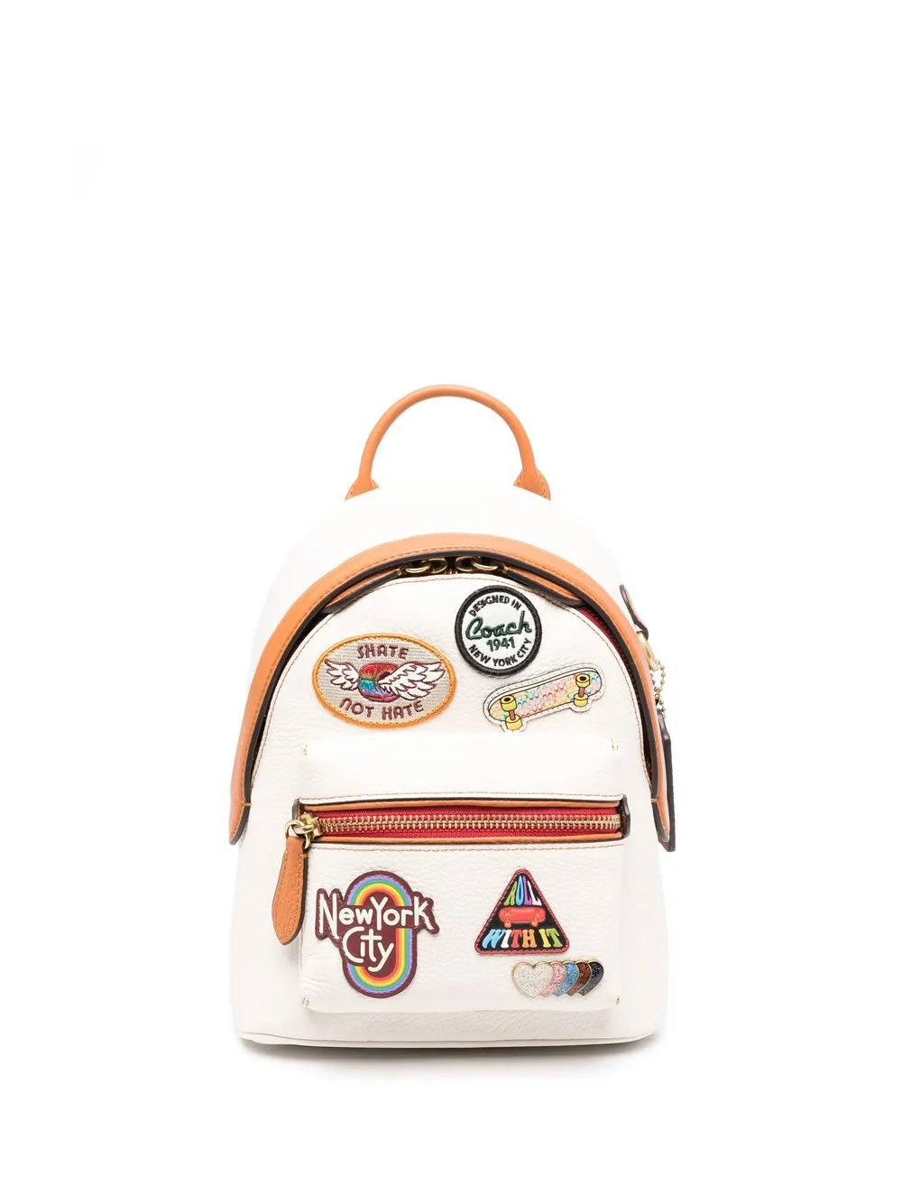 Coach backpack hot sale with patches