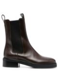 Aeyde 40mm leather boots - Brown