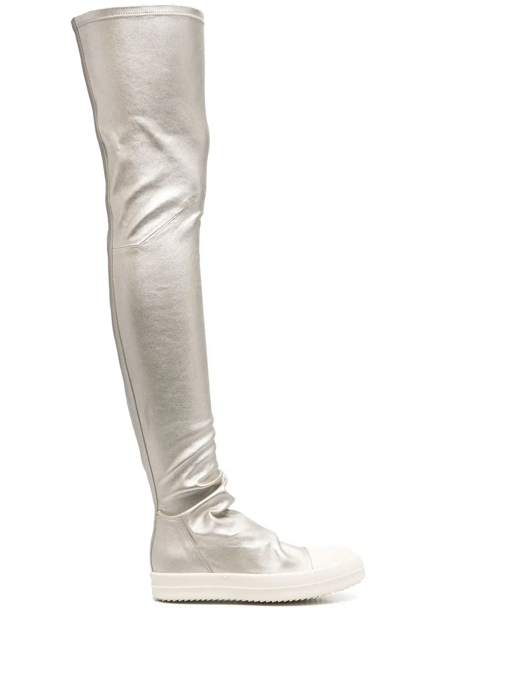

Rick Owens tenis altos slip-on - Amarillo
