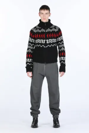 Jacquard Mohair Sweater