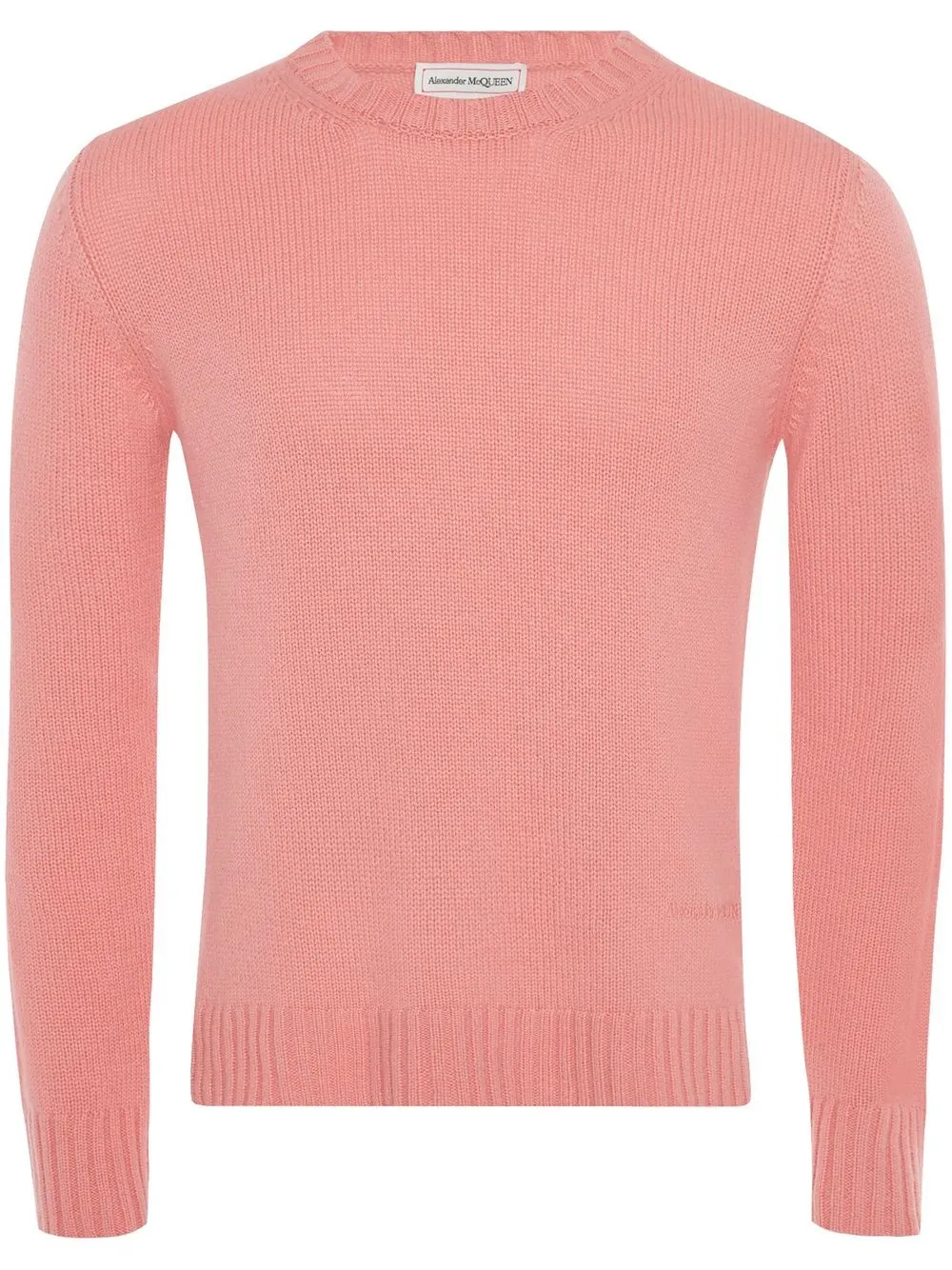

Alexander McQueen crew neck cashmere pullover - Pink