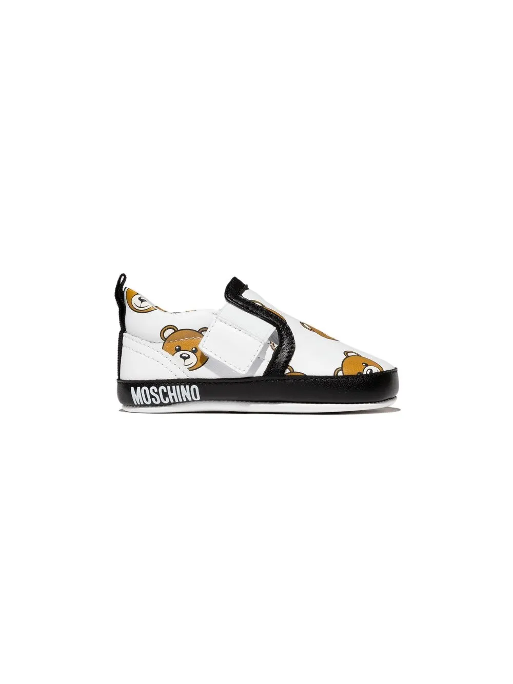 

Moschino Kids zapatos de bebé con motivo Teddy Bear - Blanco