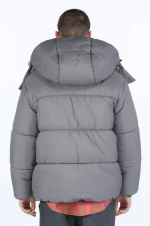 Logo Patch Padded Jacket