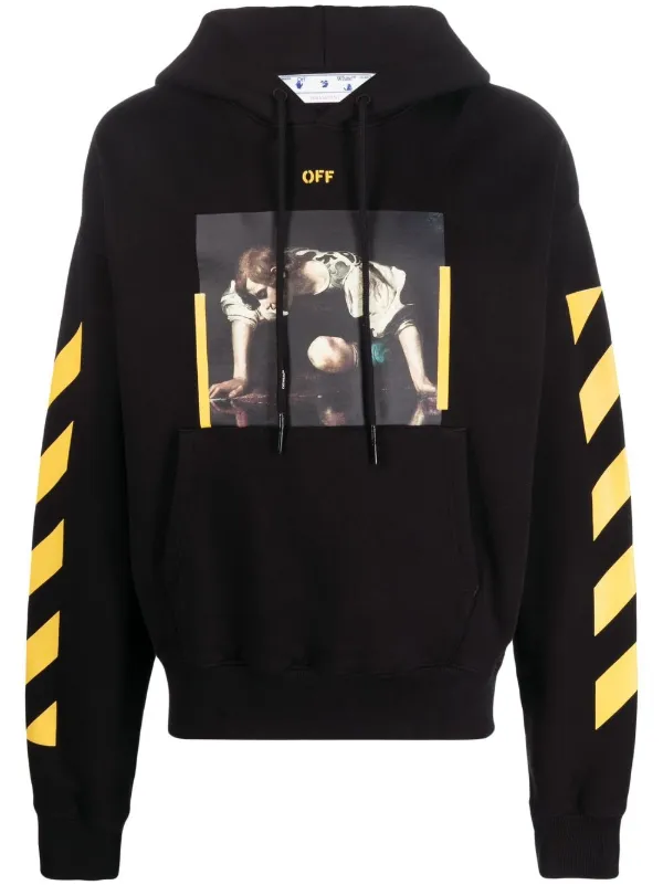 Men's Luxury Sweatshirt - Off-White Hoodie Caravaggio