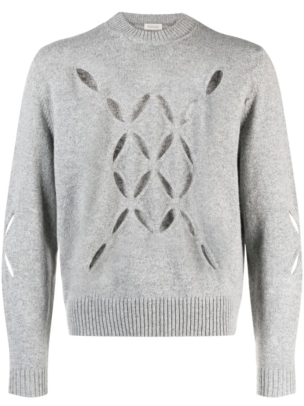 Stefan Cooke Slashed Knit Jumper - Farfetch