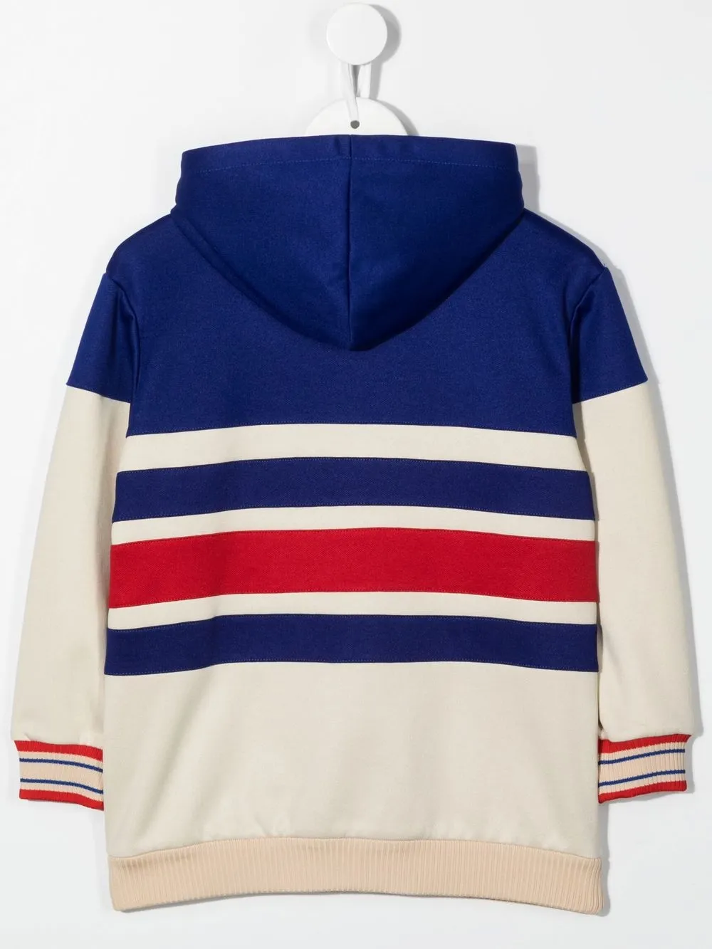 Gucci Web Stripe Zipped Jacket In Blue