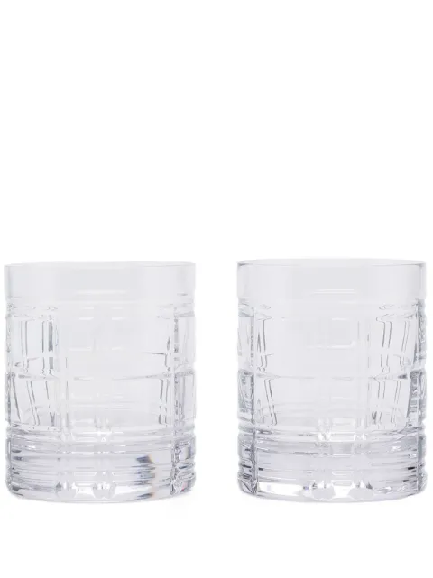 Ralph Lauren Home pack de dos vasos Hudson Plaid-Tumbler 
