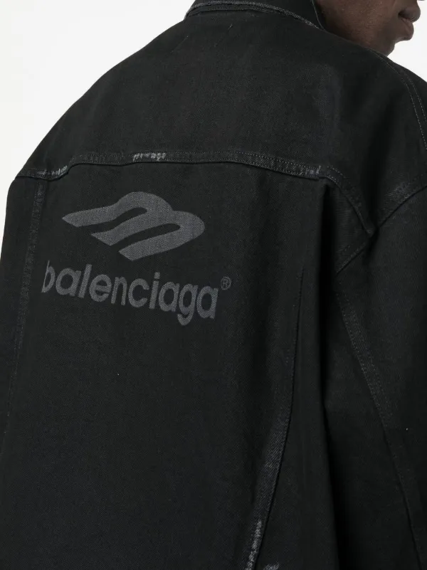 Balenciaga classic hot sale denim jacket