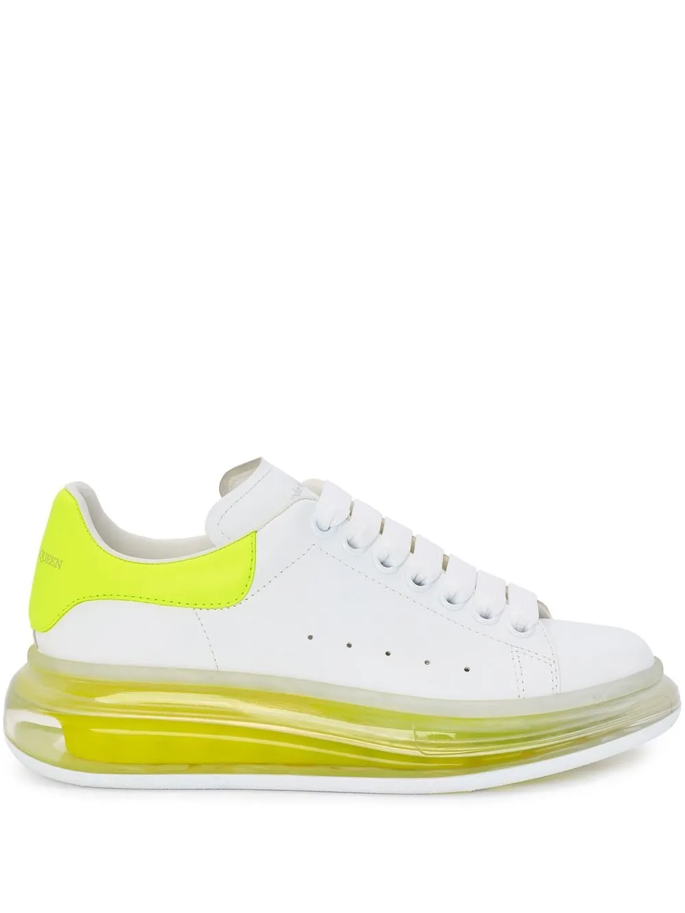 

Alexander McQueen transparent-sole low-top sneakers - White