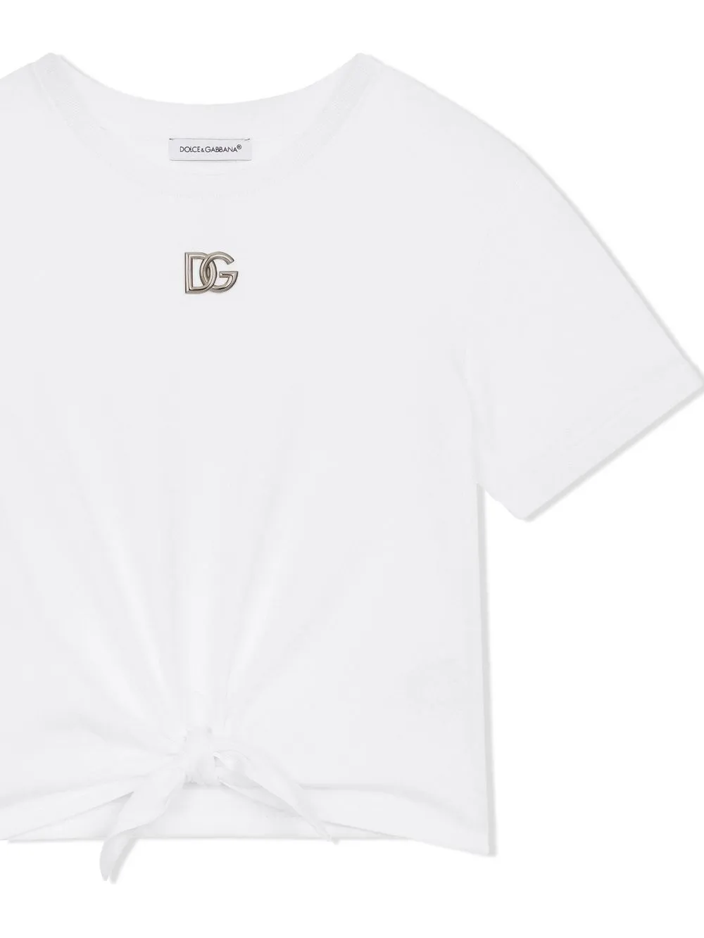 Dolce & Gabbana Kids DG-logo Cotton T-shirt | White | FARFETCH