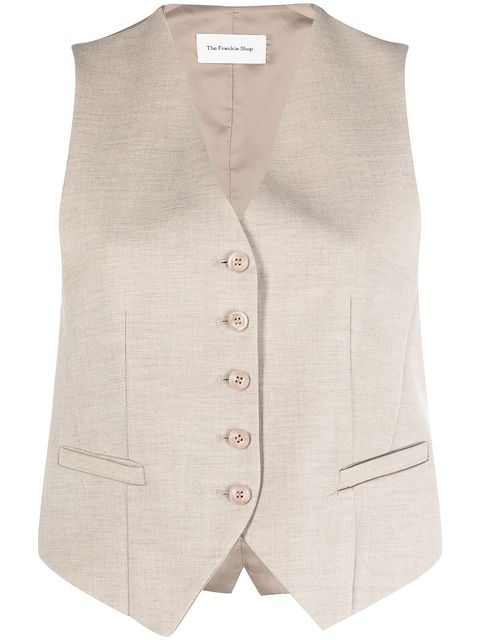 The Frankie Shop Gelso tailored waistcoat 
