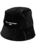 Stella McCartney embroidered-logo bucket hat - Black