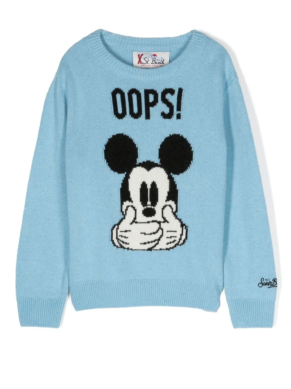 

MC2 Saint Barth Kids Mickey intarsia jumper - Blue