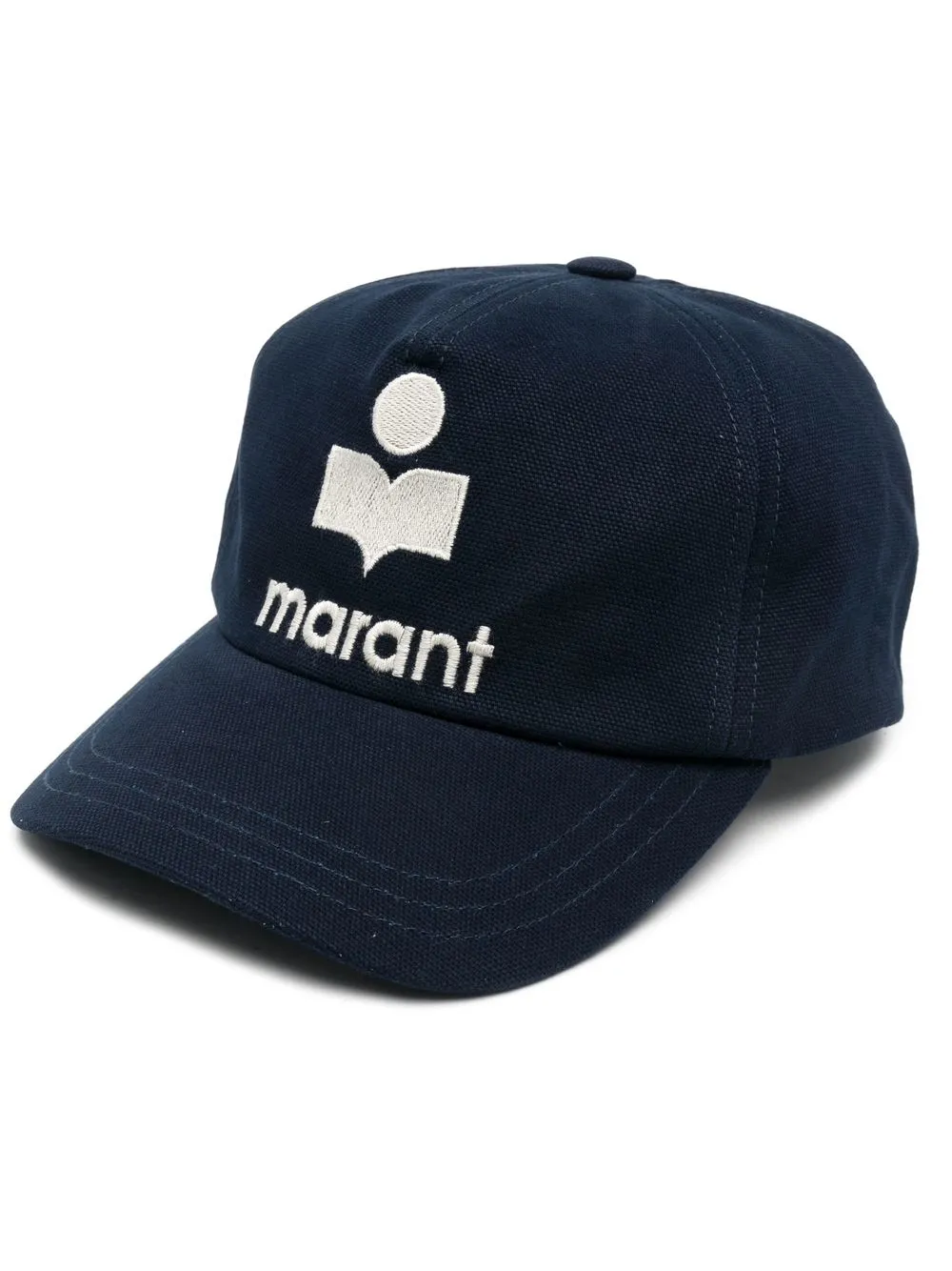 

Isabel Marant gorra con logo bordado - Azul