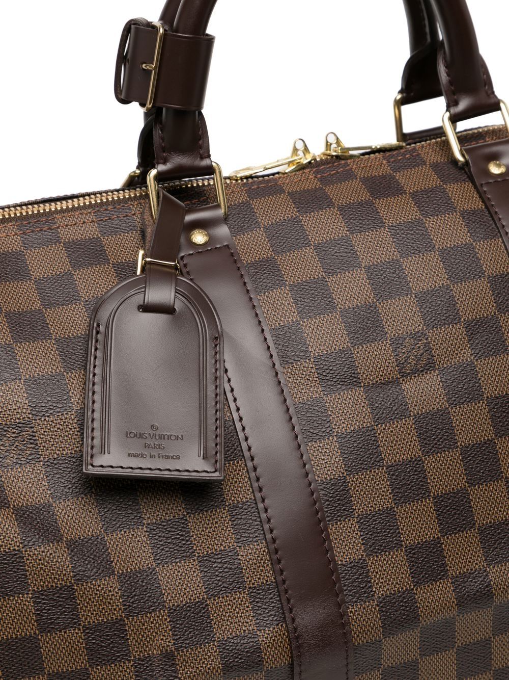 Louis Vuitton 2014 pre-owned Damier Ebène Keepall Bandoulière Travel Bag -  Farfetch