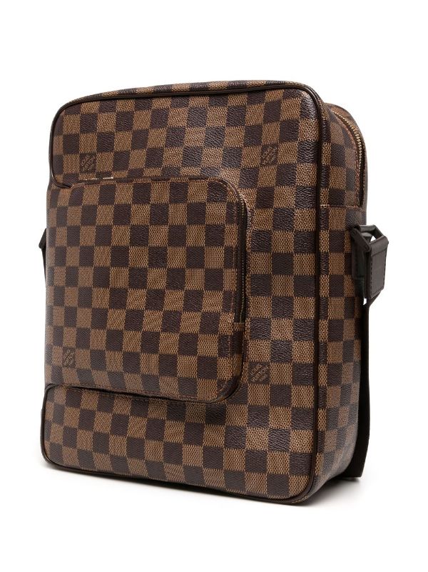 Louis Vuitton 2004 プレオウンド ダミエ エベヌ オラフ MM ショルダー