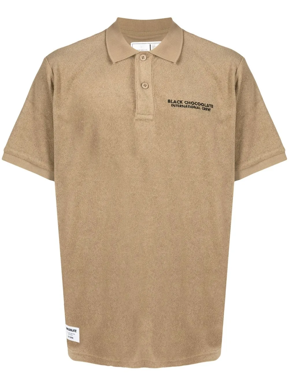 

CHOCOOLATE logo-embroidered polo shirt - Brown