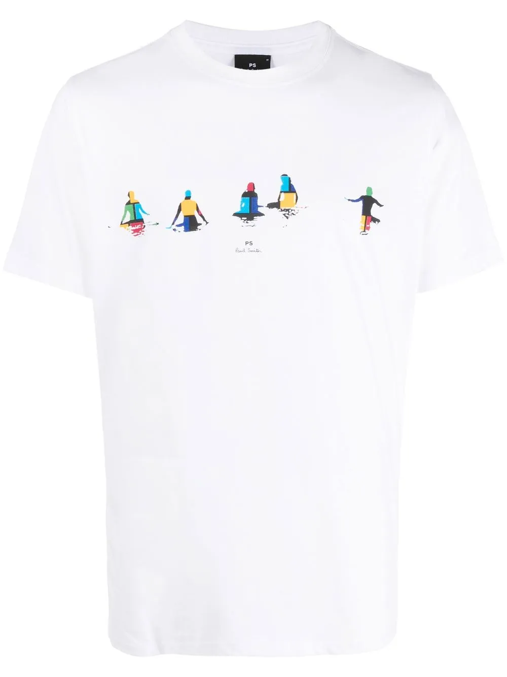 

PS Paul Smith playera con estampado gráfico Kayak - Blanco