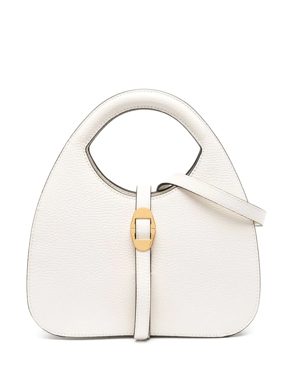 

Coccinelle bolsa de hombro con hebilla - Blanco