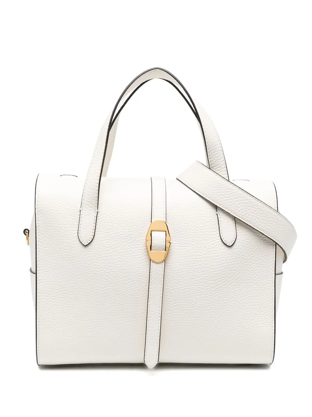 

Coccinelle front buckle-fastening tote bag - Neutrals