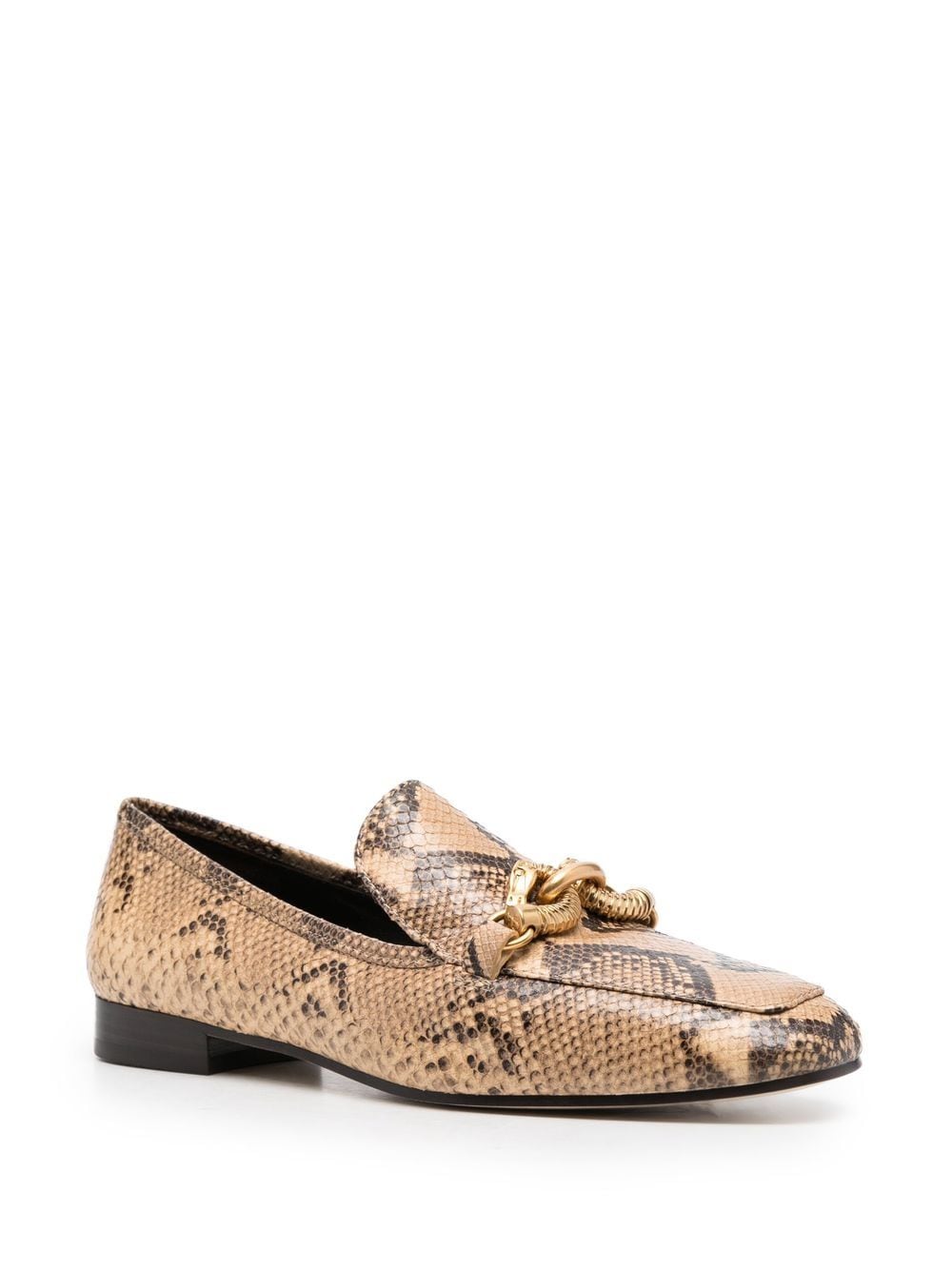 Tory Burch Loafers met paardenkop detail - Beige