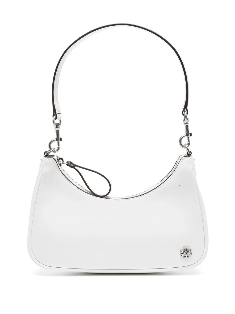 

Tory Burch bolsa de hombro con placa del logo - Blanco