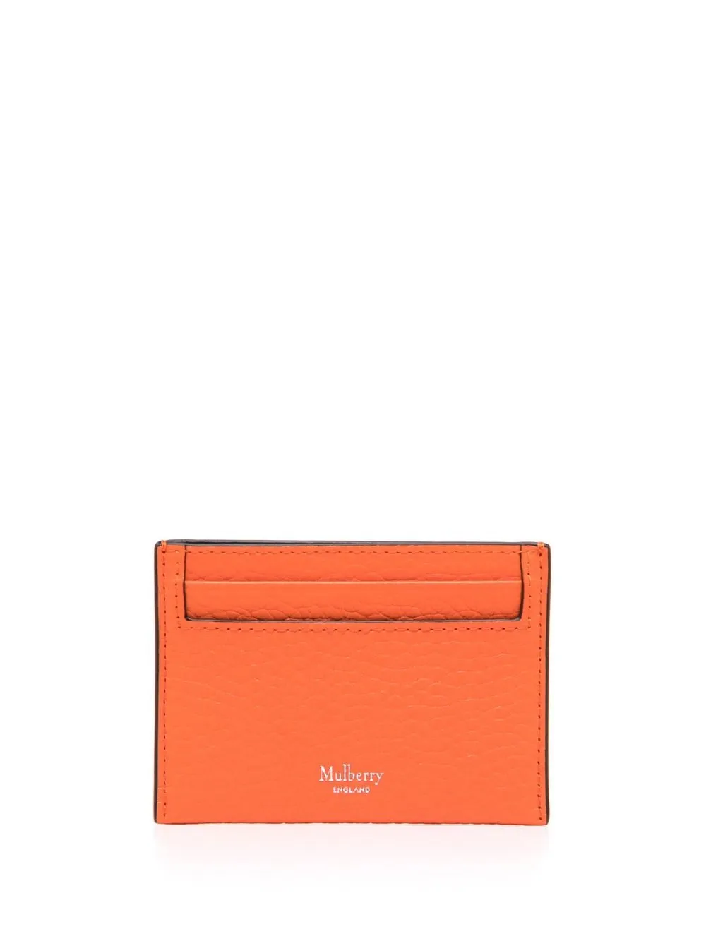 

Mulberry tarjetero con logo estampado - Naranja