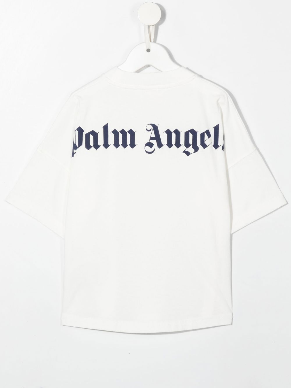 Palm Angels Kids T-shirt met logo - Wit