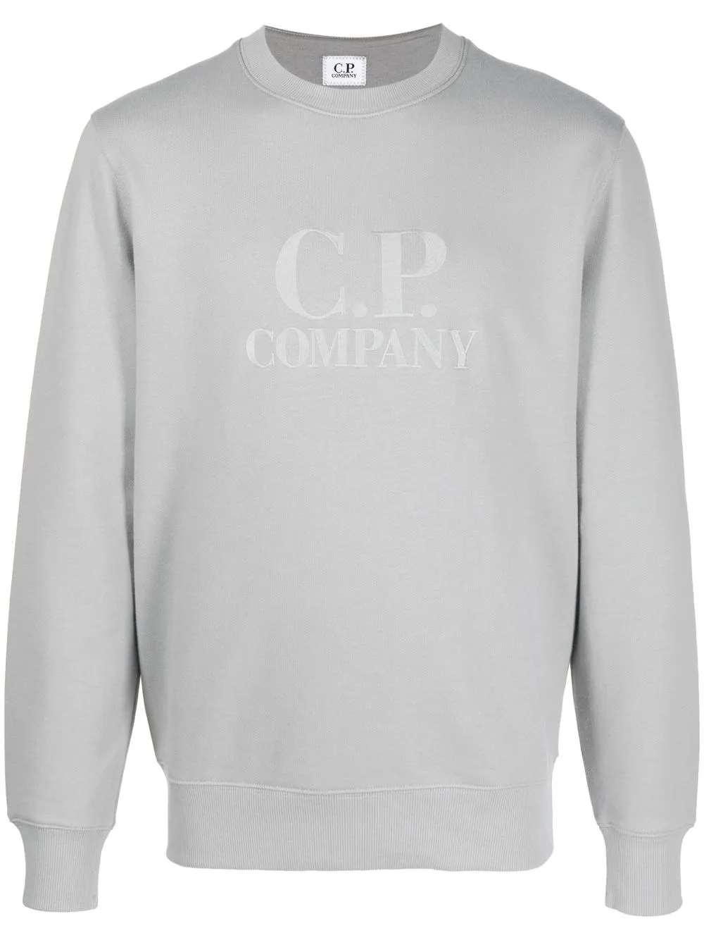 

C.P. Company sudadera con logo estampado - Gris