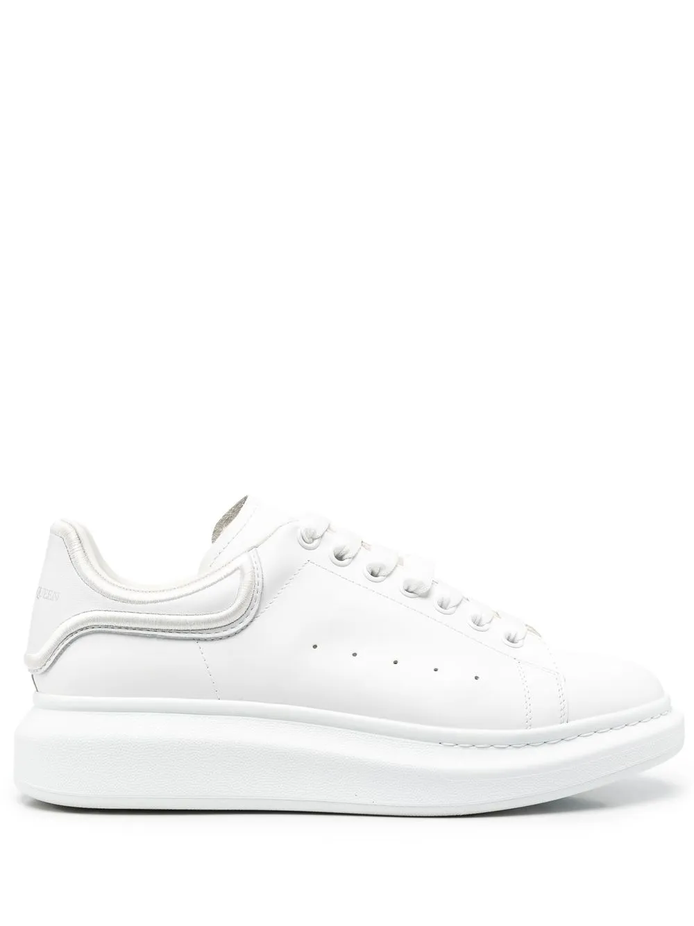 

Alexander McQueen tenis bajos oversize - Blanco