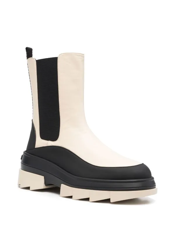 Stuart Weitzman split-sole Chunky Boots | Neutrals | FARFETCH