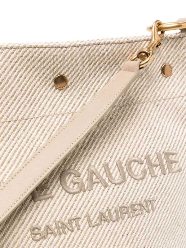 Saint Laurent リヴゴーシュ バケットバッグ | ブラウン