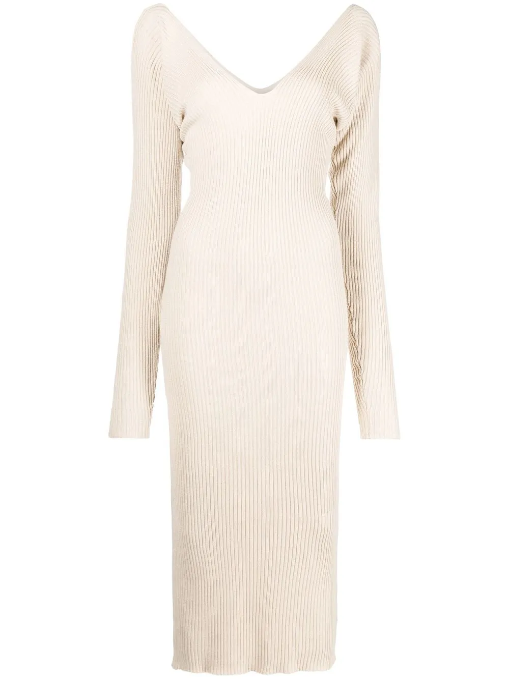 

REMAIN long-sleeve knitted dress - Yellow