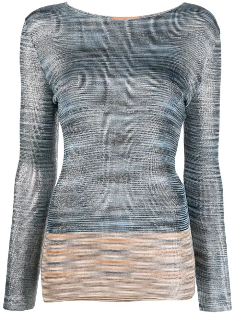 Missoni long-sleeve knitted top