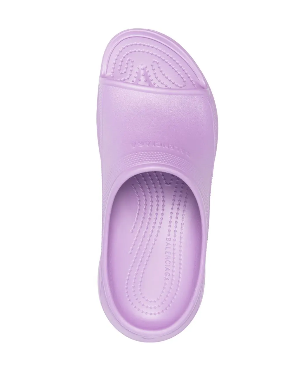 Balenciaga - x Crocs Rubber Platform Clogs - Womens - Light Purple