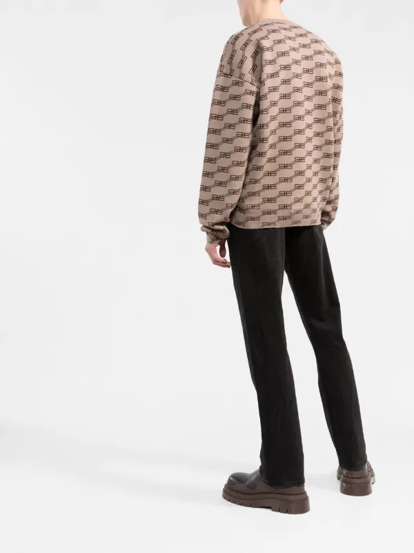 Balenciaga sweater mens brown online