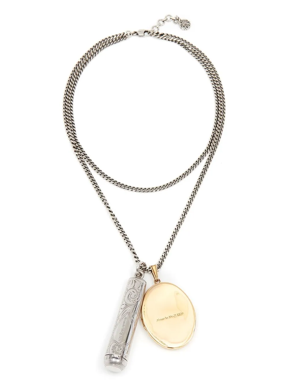 Alexander McQueen Wikkelhalsketting - Zilver