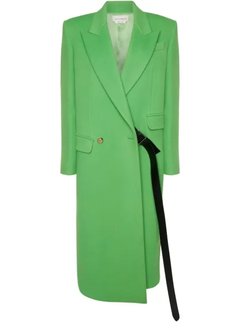 Alexander McQueen double-breasted wool coat 