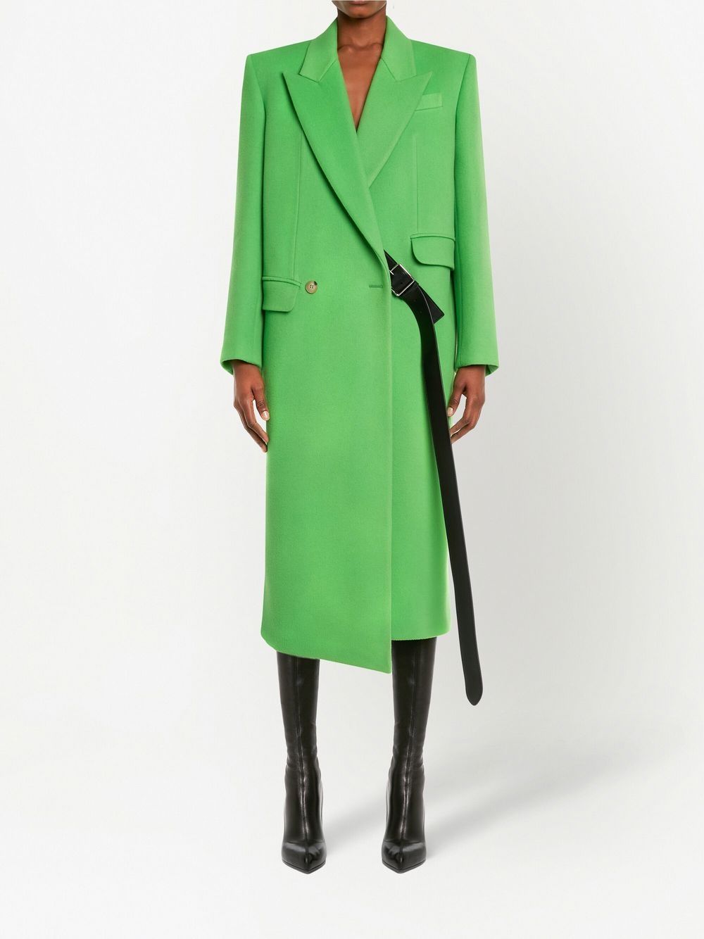 Alexander McQueen Jas met dubbele rij knopen - Groen