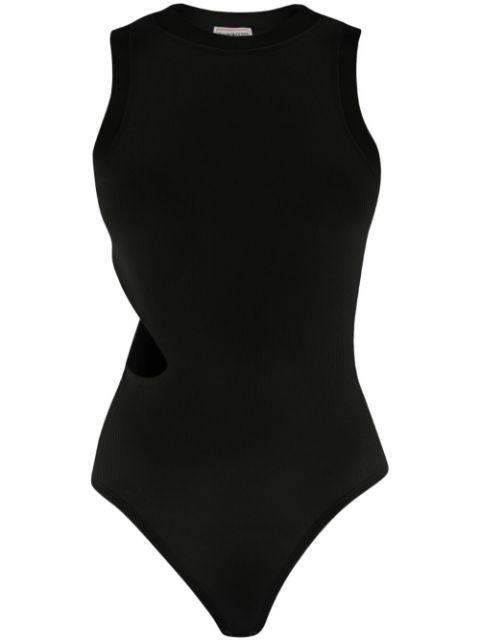 Alexander McQueen cut-out ribbed bodysuit Women