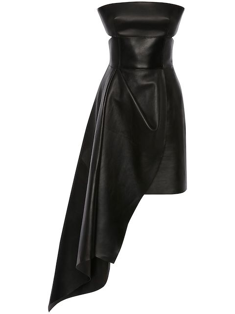 Alexander McQueen asymmetric hem midi dress