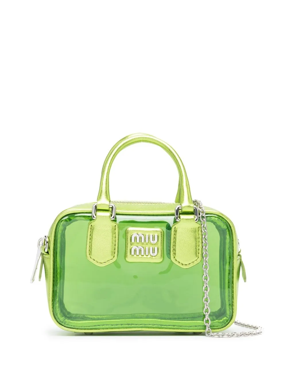 Miu Miu logolettering tophandle Bag Farfetch