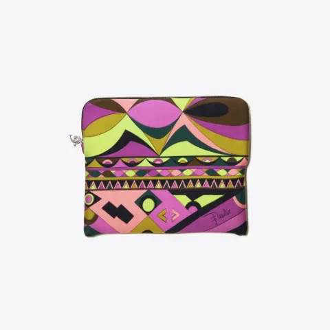 Rombi-Print Laptop Case