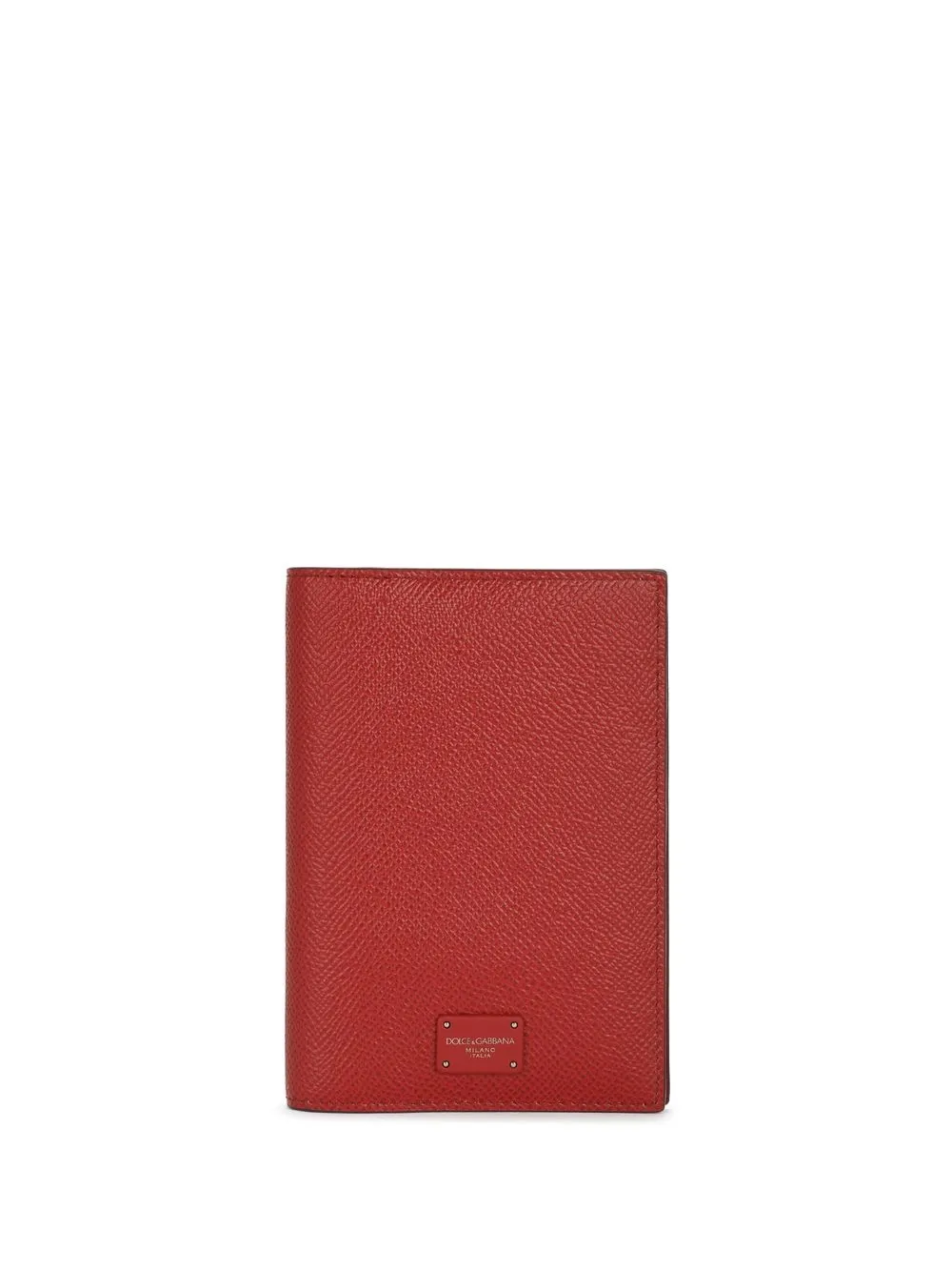 

Dolce & Gabbana portapasaporte con placa del logo - Rojo