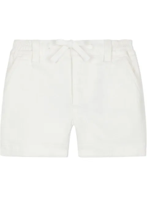 Dolce & Gabbana Kids garment-dyed gabardine shorts