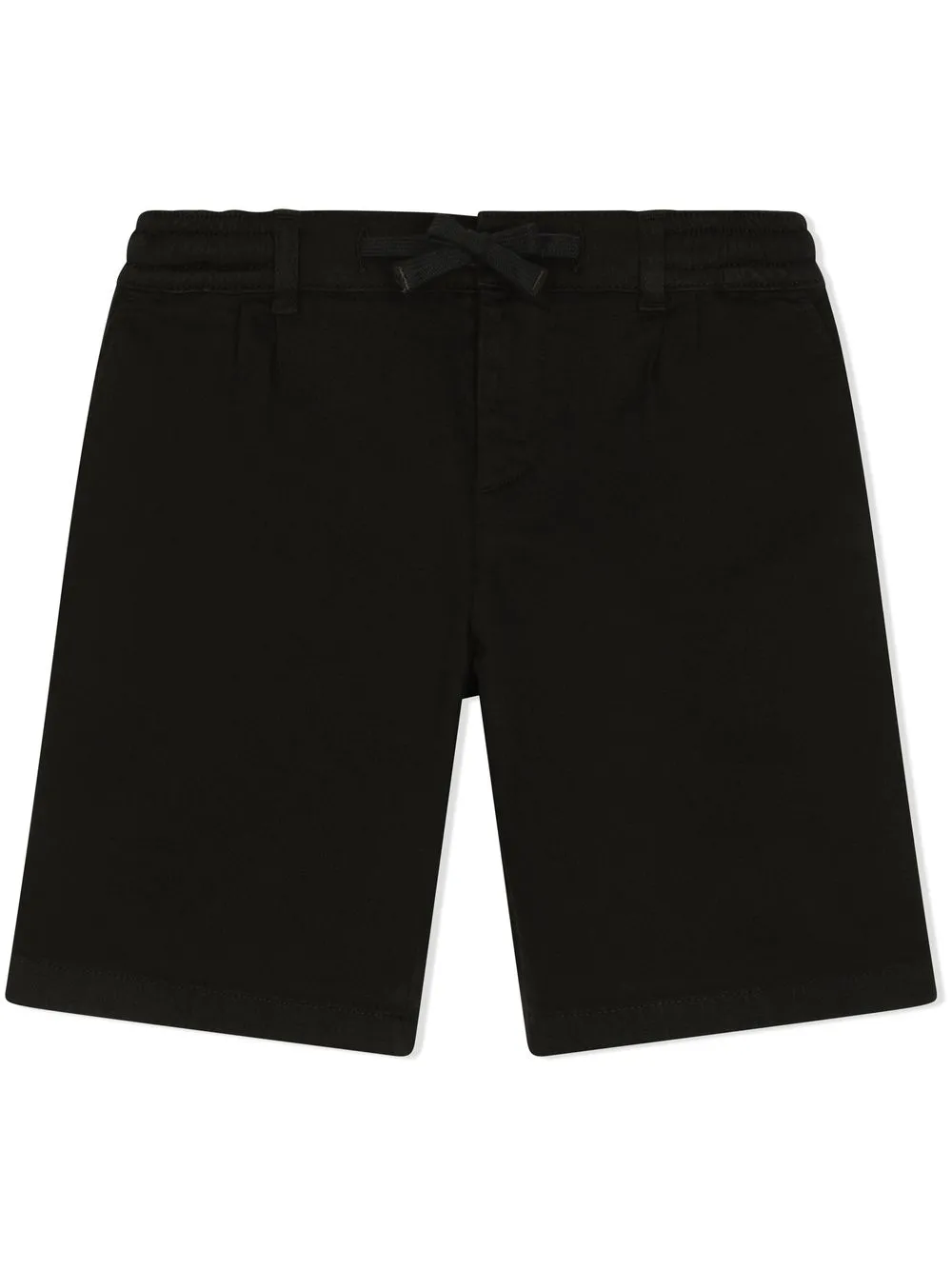 

Dolce & Gabbana Kids shorts con cordones en la pretina - Negro