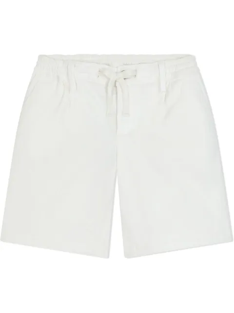Dolce & Gabbana Kids garment-dyed gabardine shorts