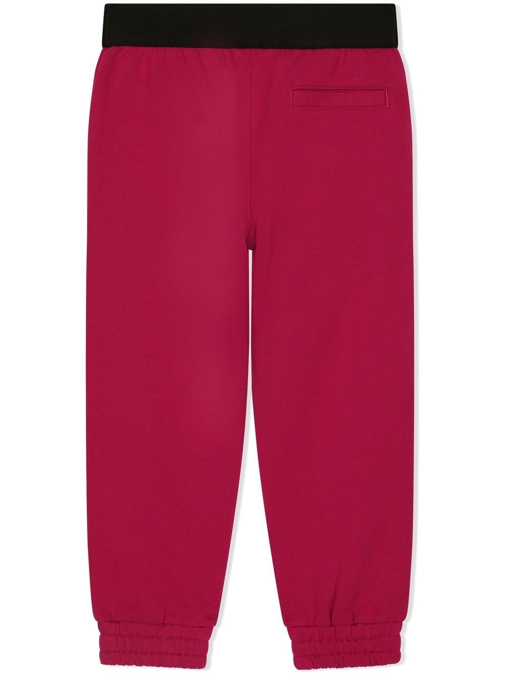Shop Dolce & Gabbana Logo-waistband Track Pants In Red